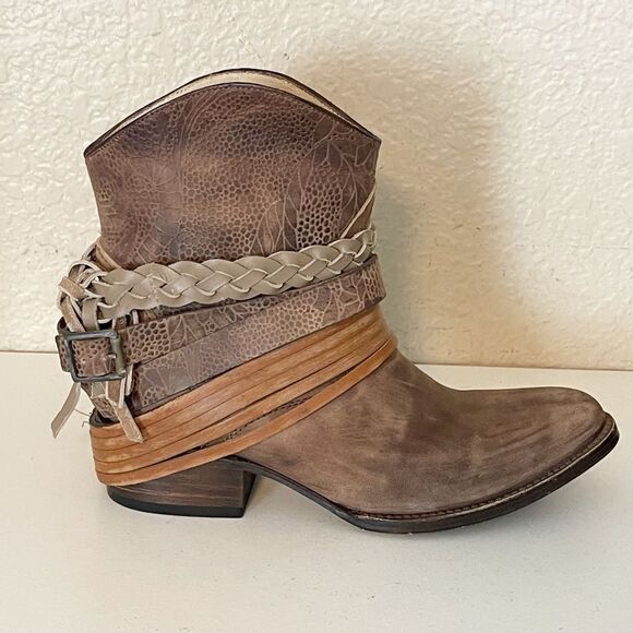 Freebird MEZCAL Brown Bootie western style size 8 - Picture 13 of 17